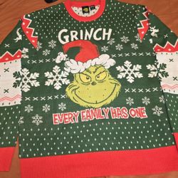 Grinch Light Up Ugly Sweater 