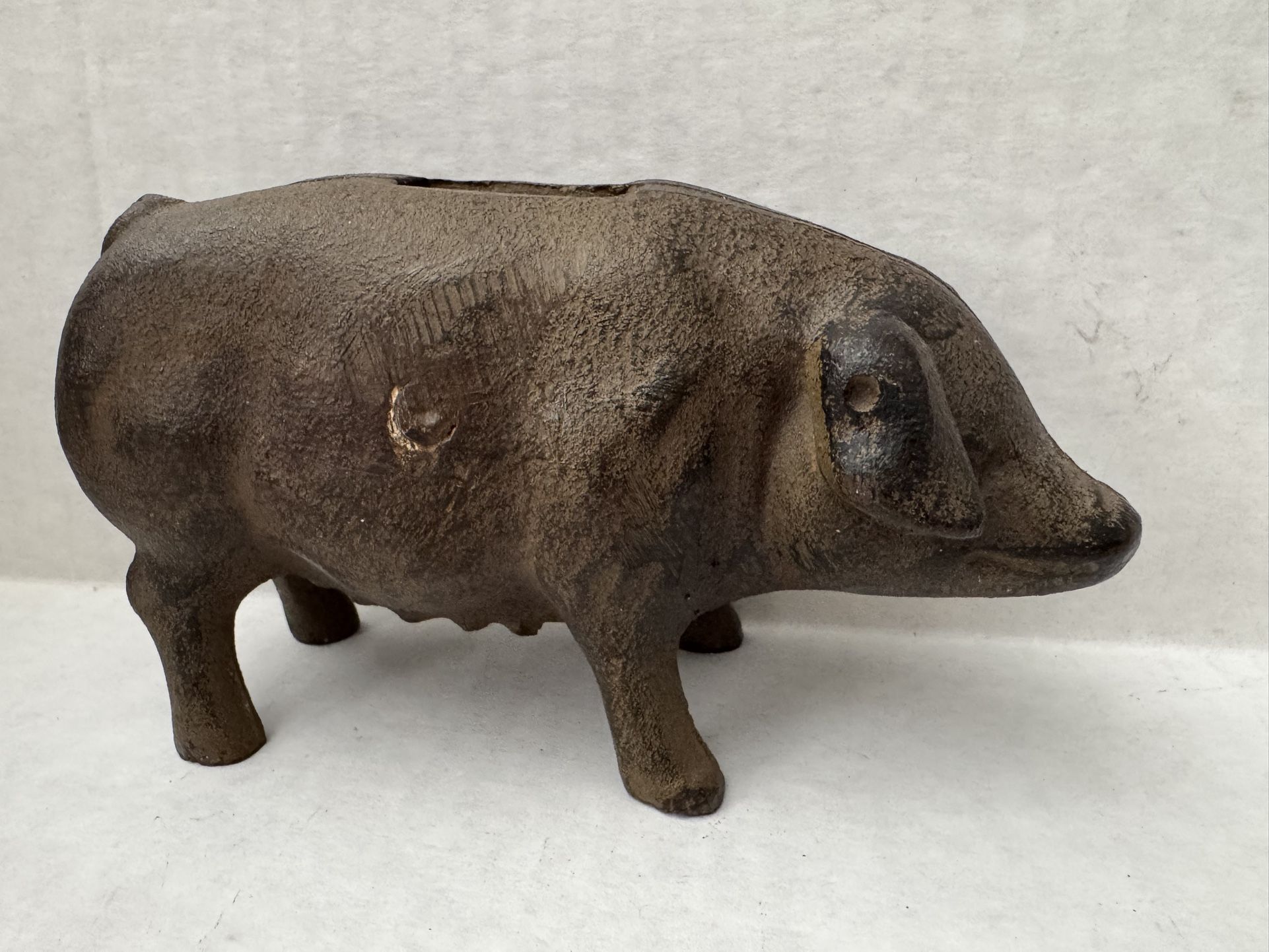 Antique Cast Iron Penny Piggy Bank