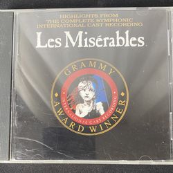 Les Misérables Highlights Complete Symphonic International Recording CD 1991