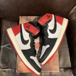 Nike Air Jordan 1 Retro Black Toe Reimagined Size 10