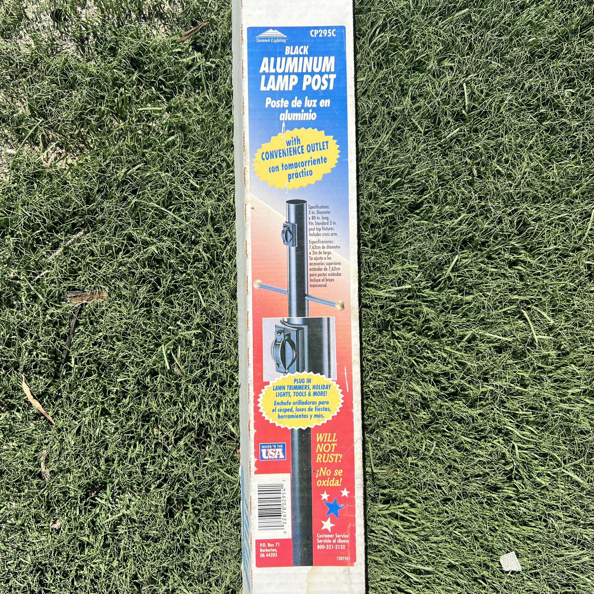 Light pole never been opened