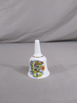 Ceramic Fort William Souvenir of Scotland Small Bell