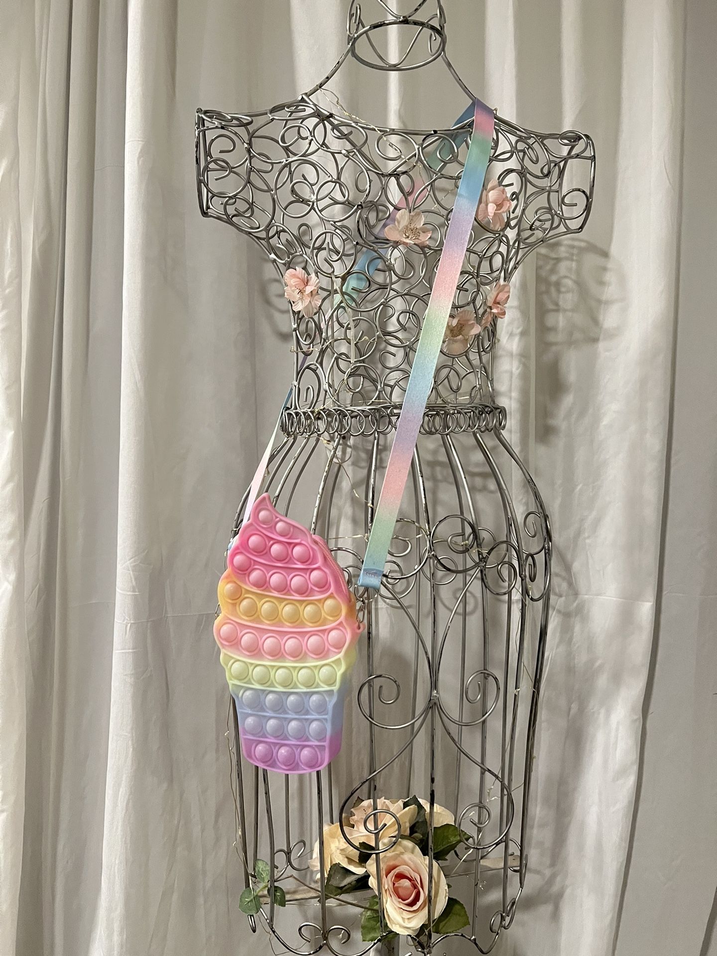 Crossbody Purse Bags, Push Bubble toy