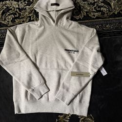 Light Oat Essentials Hoodie And Sweats