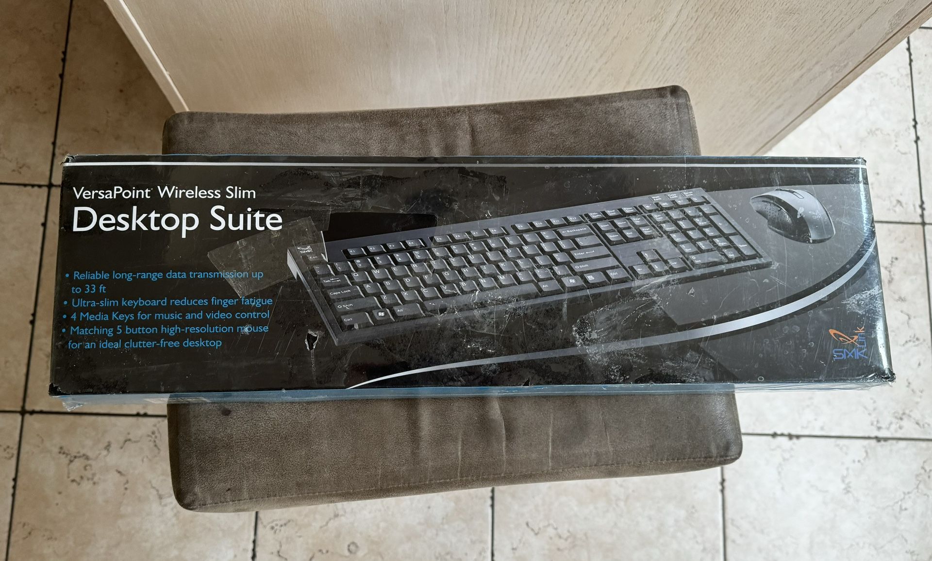 VersaPoint Wireless Mouse and Slim Keyboard Desktop Suite (VP6610)