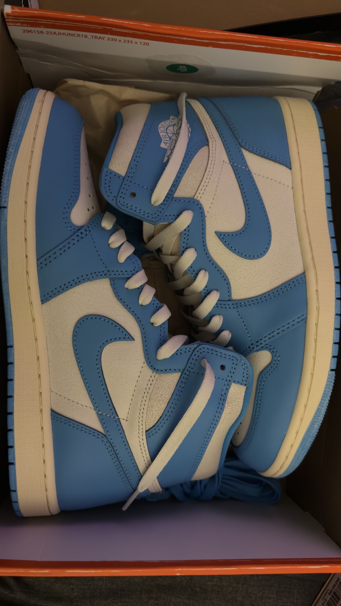 Jordan 1 UNC reimagined Sz.10 