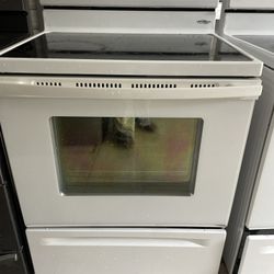 Amana White Ceramic Range 