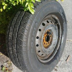 235/65/R16 New Tire With Honda Rim Only One