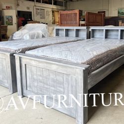 2 Twin Beds And 2 Mattresses 