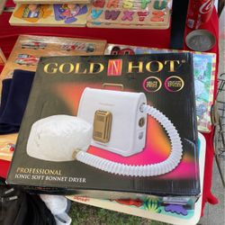 GOLD N HOT ionic Soft Bonnet Dryer 