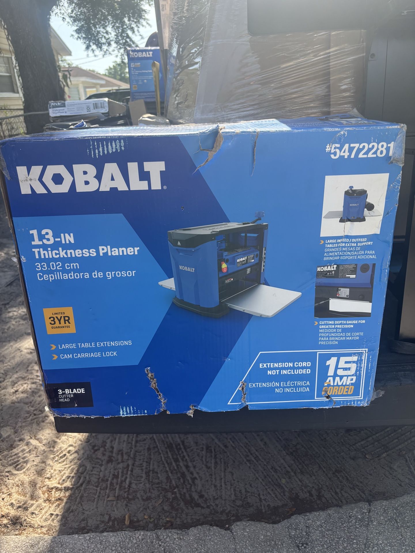 Kobalt 13 -in Thickness Planer 33.02 cm