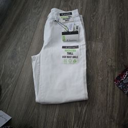 White Jeans And White Skirt 