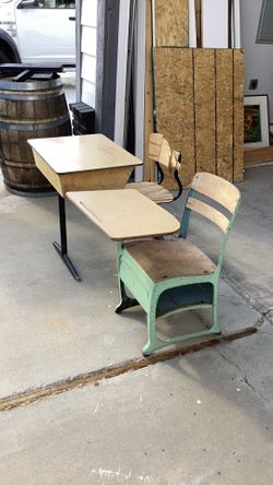 Vintage Student Desks