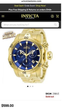 Invicta Chronograph Watch Venom Model 29643