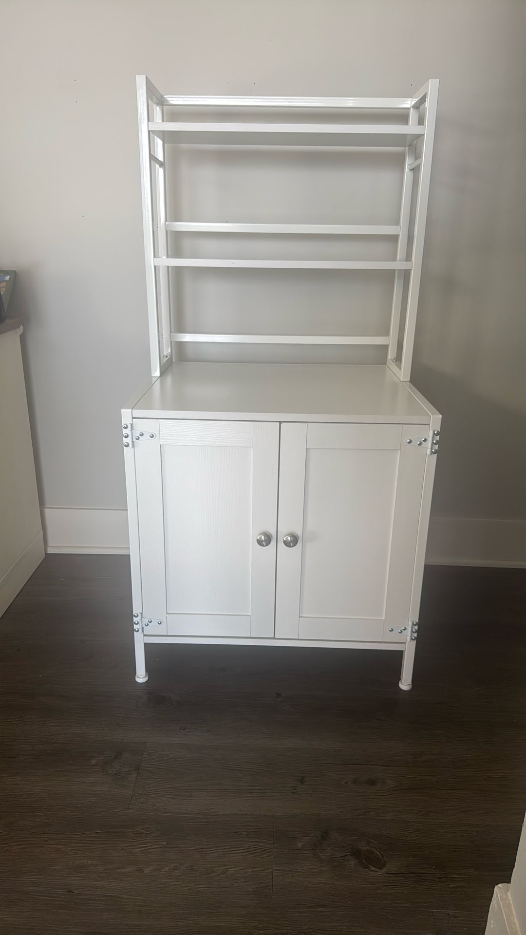 White Litter Box Enclosure
