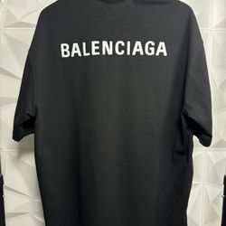 Balenciaga Embroidery Logo T-Shirt 