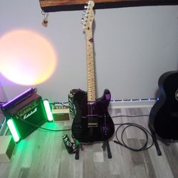 Fender Telecaster And Marshall Amp 