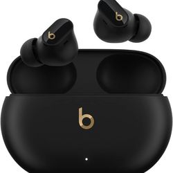 *NEW/4 PARTS* Beats Studio Buds + | True Wireless Noise Canceling  Earbuds | Black/Gold - MISSING R-EARBUD] !PENDING LISTING!