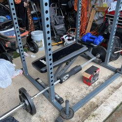 Power Rack And Weight Set