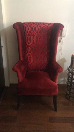 Sillón rojo individual/ Red individual chair very comfy
