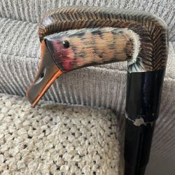 Duck Head Bamboo Walking Cane