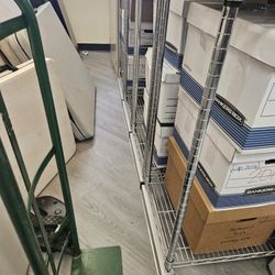 Shelving Floor Rails And Wheels