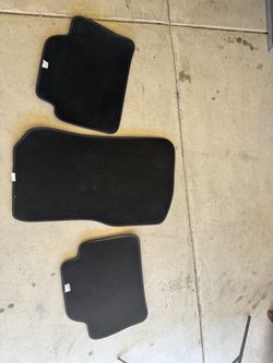 Black Carpet Car Floor Mats Set of 3