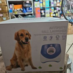 Dog Ball Thrower Launcher, with 6 Pet Safe Latex Balls,