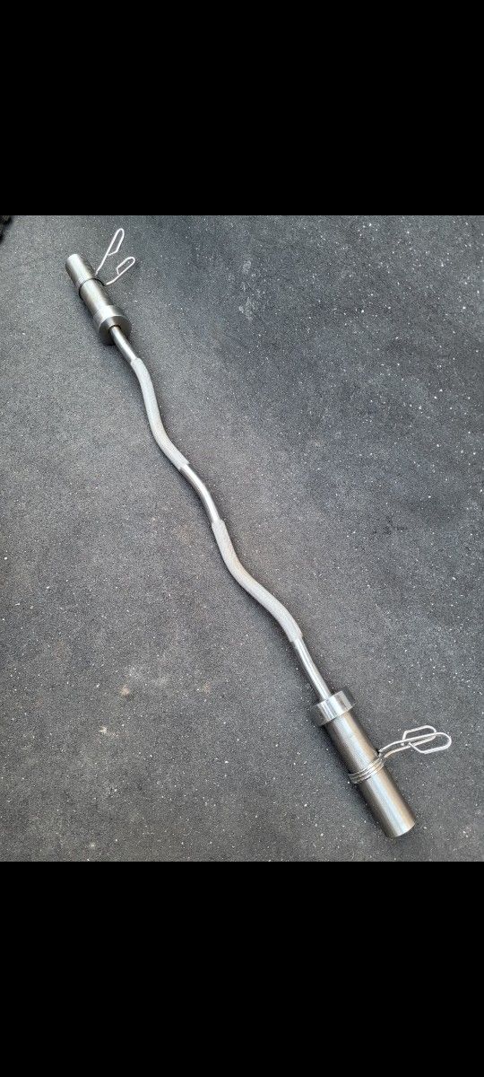 Olympic curl bar
