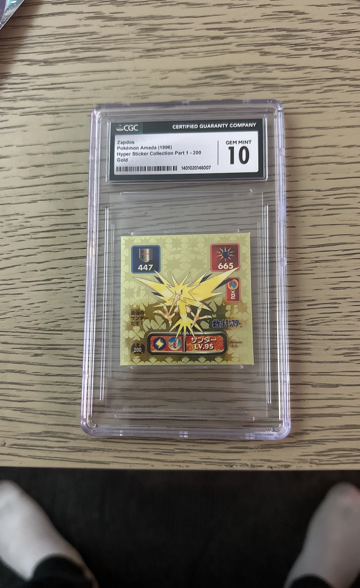 Pokemon Cgc Zapdos
