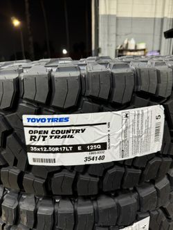 35x12.50R17 Toyo Open Country RT Trail *$285 EACH SPECIAL PRICE🔥✅*