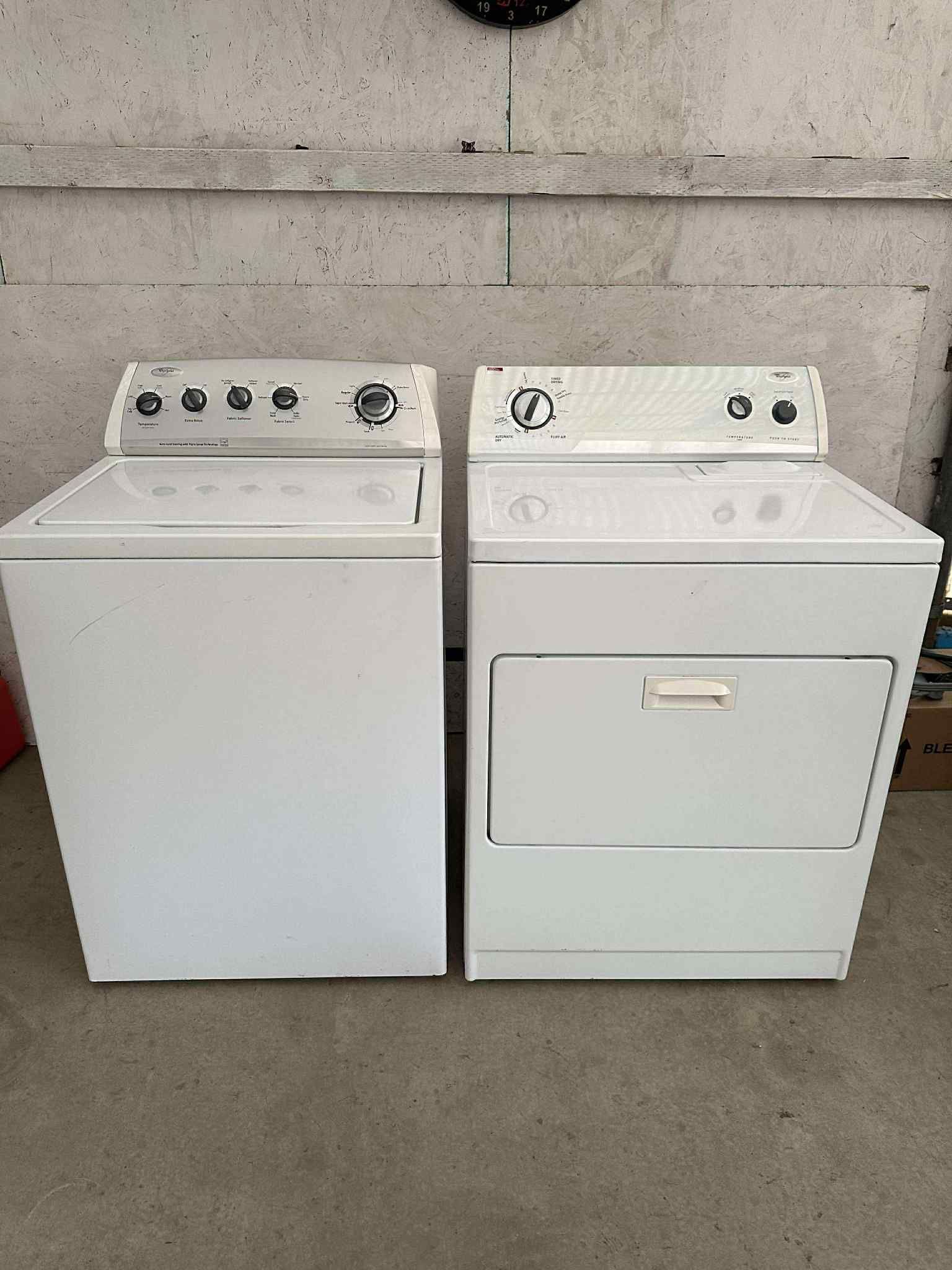 Whirlpool Washer And Electric Dryer