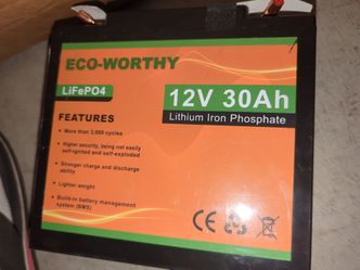 EcoWorthy Lifepo4 12v 30Ah battery