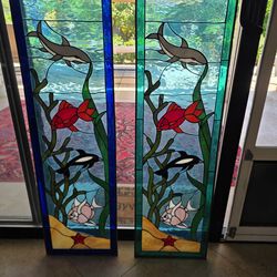 Stained glass, handmade $25 each