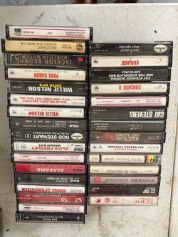 Lot of 30+ Classic Rock Cassette Tapes