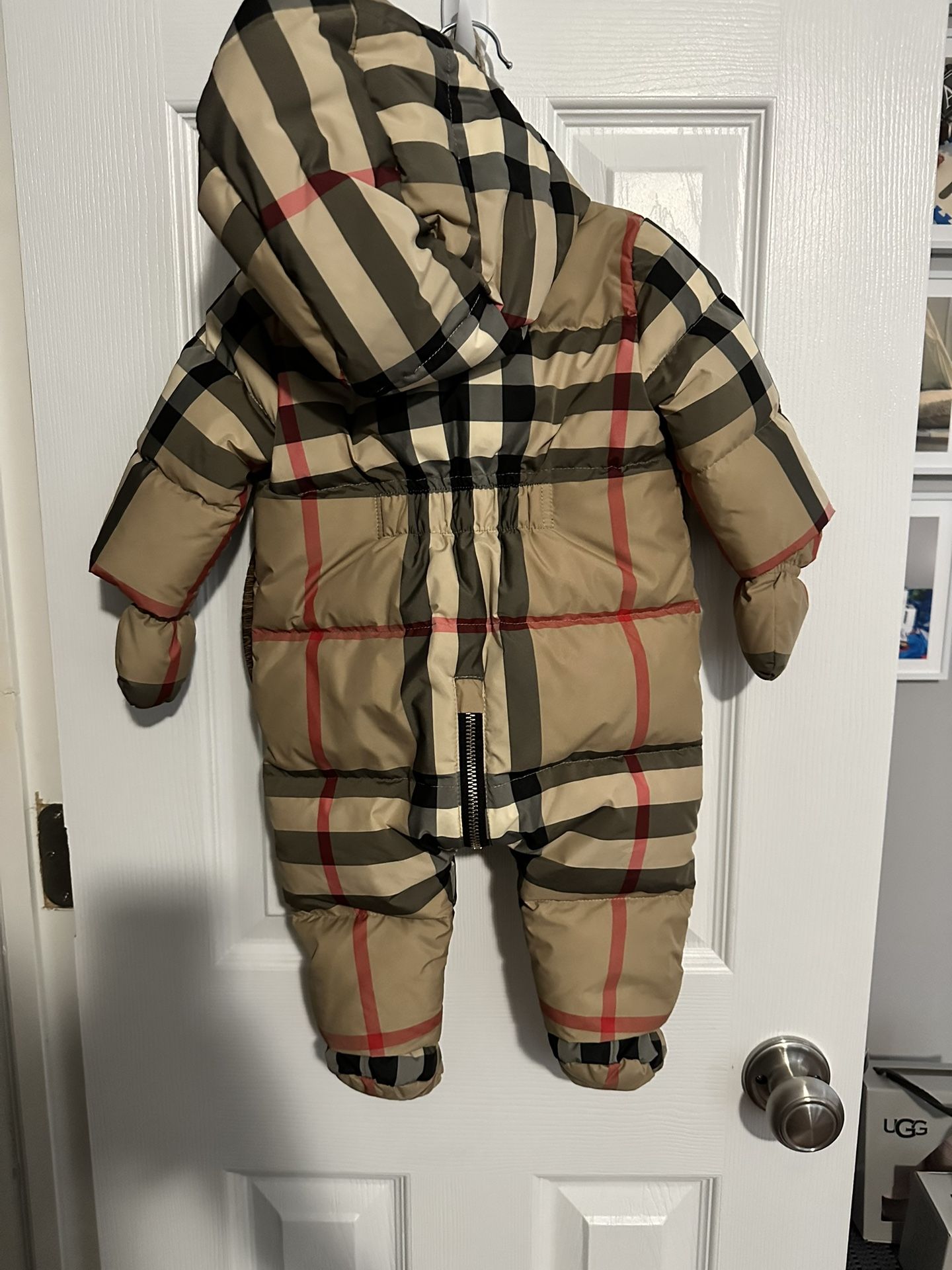 Burberry snowsuit best sale baby boy