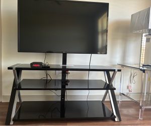 Glass TV Stand