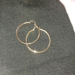 Gold Hoop Earrings