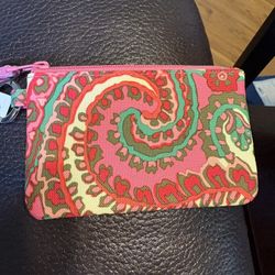 New W Tag Vera Bradley Coin Zipper Purse. Pu Bridgewater 