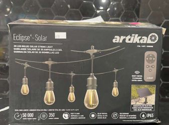 Eclipse solar 20 LED SOLAR BULBS STRING LIGHT