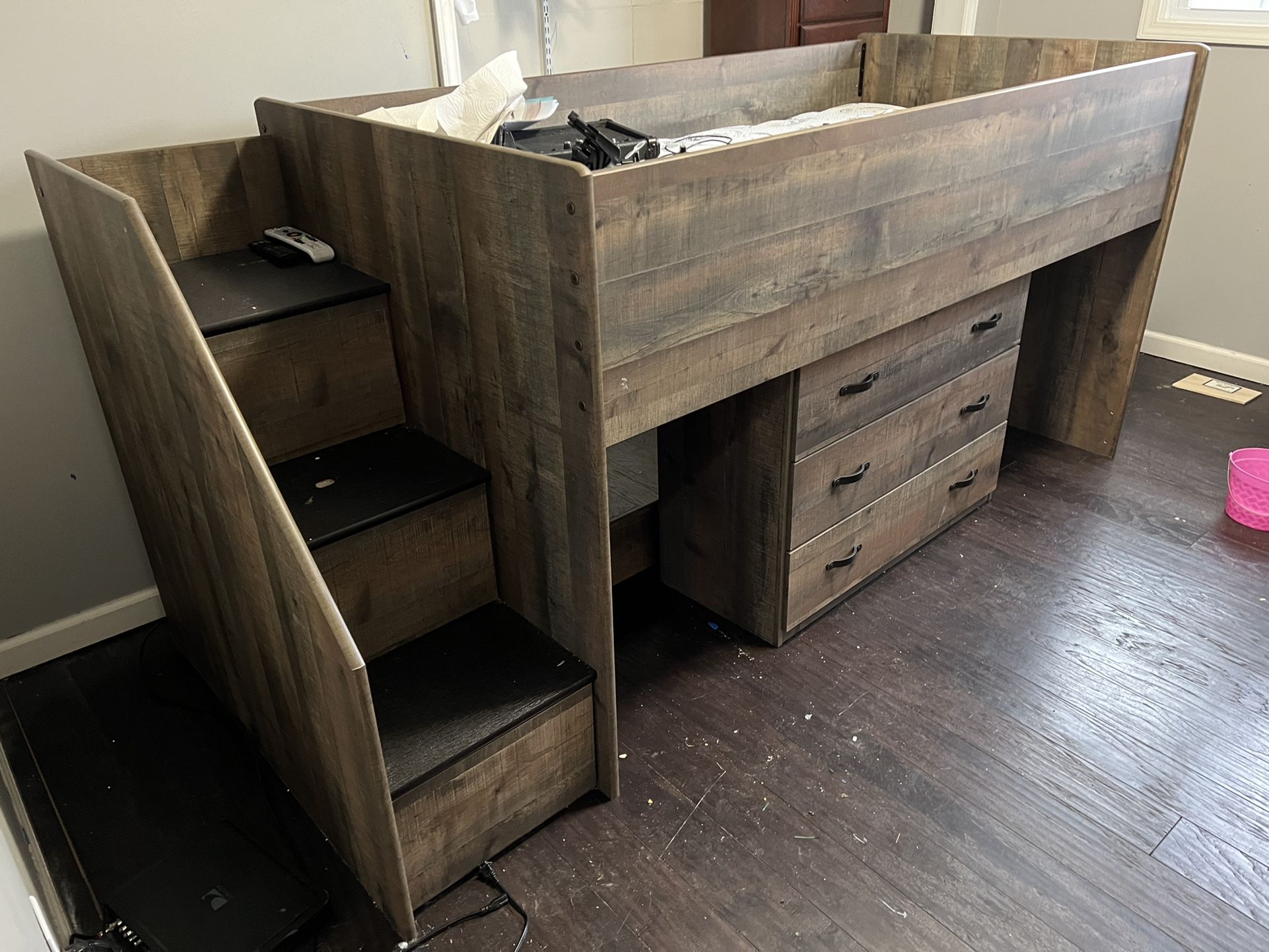 Raised Kids Bed