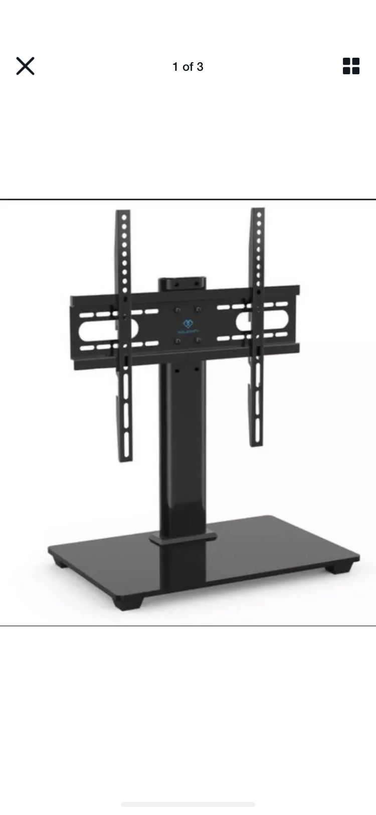 Perlesmith PSTVS04 Universal TV Stand for 37-55 Inch LCD LED TV - Black