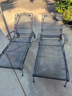Vintage Patio Lounges