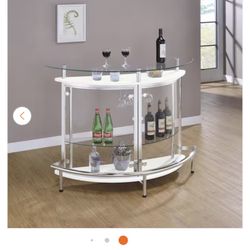 Contemporary Modern Glass Home Bar