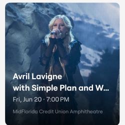 Avril Lavigne Tickets