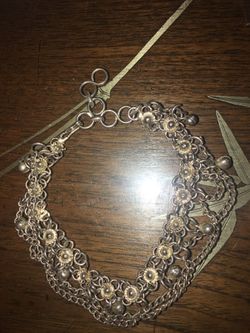 Ankle bracelet silver