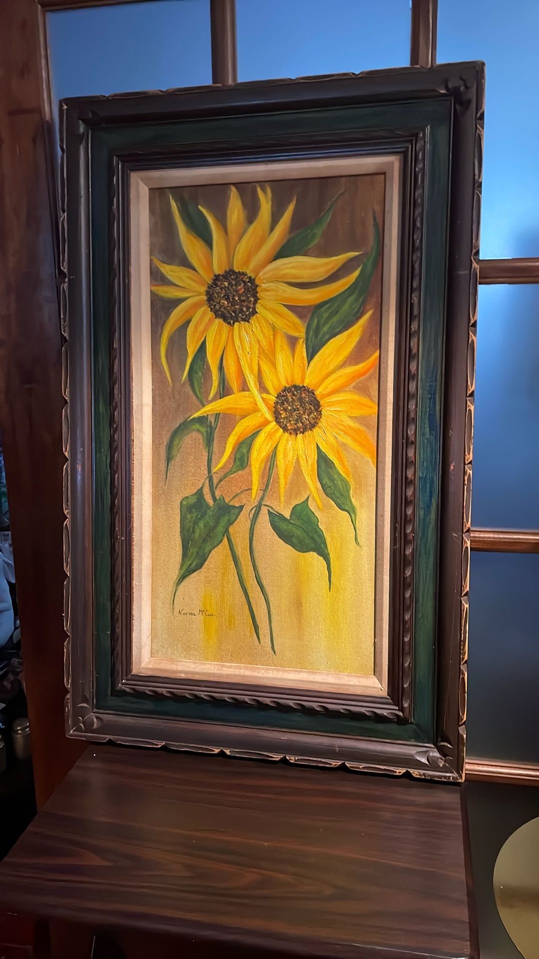 Oil On Canvas By Norma Mc Cue