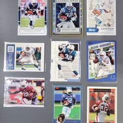 🏈 9 Card Lot - HOF Edgerrin James Cards