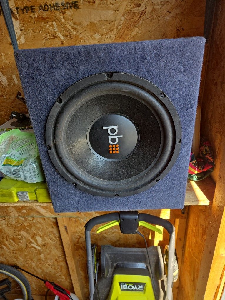 12in Subwoofer And Box