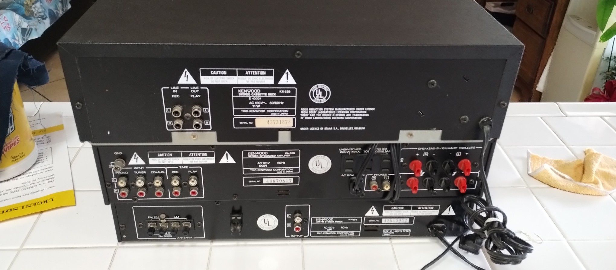 Vintage Kenwood K-A 32 Set Amp/Tuner/Tape Deck